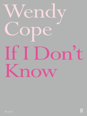cover image of If I Don't Know